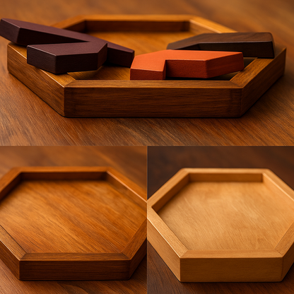 Wooden educational puzzle