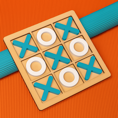 Wooden Tic Tac Toe