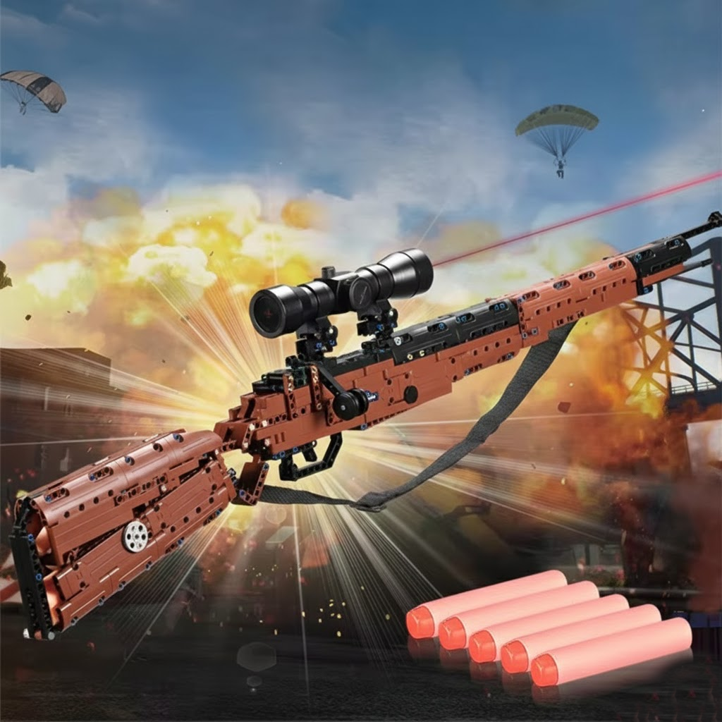 LogiBricks - 98K sniper rifle - 653 pieces