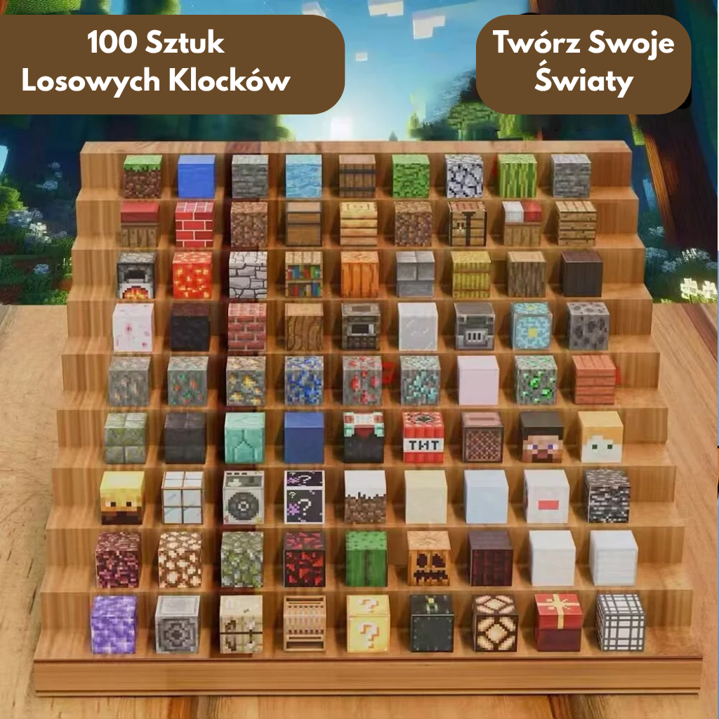 Magnetyczne klocki PixelCraft